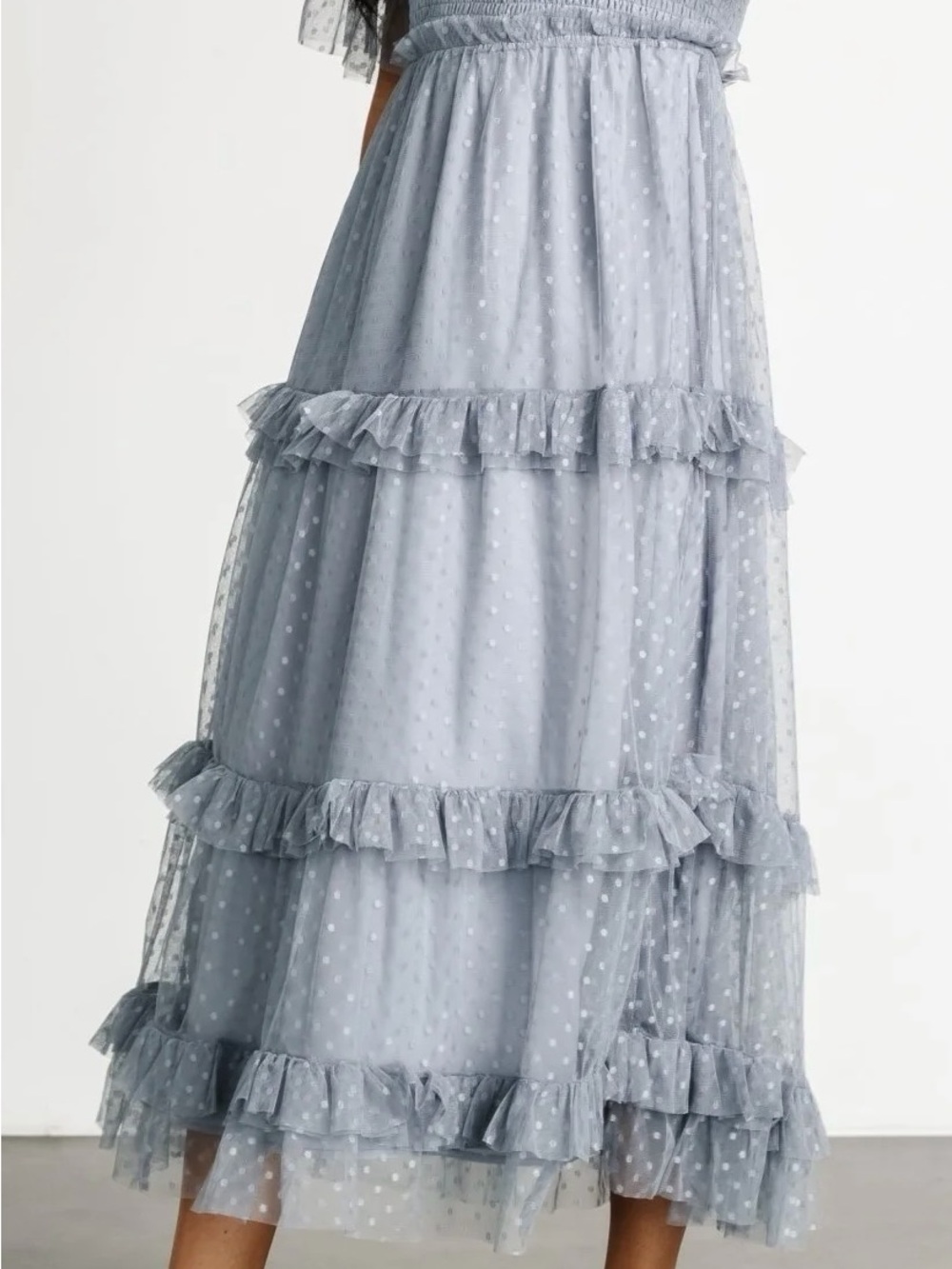 ✨ Baltic Born Lysandra Smocked Dot Dress ✨ - Picture 3 of 5